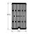 Backyard Grill Gloss Cast Iron Cooking Grids-61271