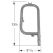 Uniflame Stainless Steel  Curved Pipe Burner-182L1
