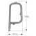Uniflame Stainless Steel  Curved Pipe Burner-182R1
