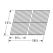 Uberhaus Porcelain Coated Steel Wire Cooking Grid-50012