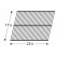 Turbo Porcelain Steel Wire Cooking Grids-95301