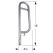 Master Forge  SS Burner with Curved Pipe- 1L351