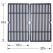 Outdoor Gourmet Gloss Cast Iron Cooking Grid-65992