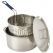 Stainless Steel 14-Qt. Pot with Basket and Lid