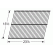 El Patio Carbon Steel Wire Rock Grate-92901