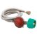 10 PSI HP Stainless Braided Hose & Regulator-M5HPR-1