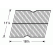 Olympia Carbon Steel Rock Grate-90301