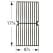 Master Forge Matte Cast Iron Cooking Grid-67241