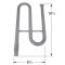 Ducane S Shape Stainless Steel Burner Only-165R1