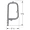 Uniflame Stainless Steel  Curved Pipe Burner-182R1