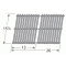 Four Seasons  Porcelain Steel Channel Cooking Grids-52612