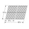 Uberhaus Porcelain Coated Steel Wire Cooking Grid-50012