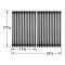 Kalamazoo  Stamped Steel Wire Cooking Grids-53812