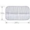 Backyard Grill Porcelain Coated Steel Wire Cooking Grids-50071