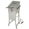 4-Gal. SS Fryer with Two Stainless Steel Baskets