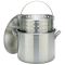 Aluminum 80-Qt Boiler with Basket & Lid