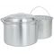 Aluminum 24-Qt Fryer/Steamer with Lid & Basket