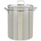 Stainless Steel 122-Qt Boil-Steam-Fry w/ Lid