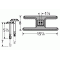 El Patio Single H Shape CI Burner & Venture KIt-20502-70301
