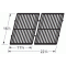Kenmore Gloss Cast Iron Cooking Grids-68252
