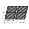 Kenmore Matte Finish Porcelain Coated Cast Iron Cooking Grids-69112