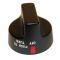 K-Mart  Black Control Knob-01700