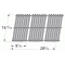 Outdoor  Gourmet Porcelain Coated Steel Cooking Grids-50193