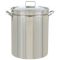 Stainless Steel 162-Qt Boil-Steam-Fry w/ Lid