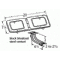 Kalamazoo H Shape Twin SS Burner & Venture Kit-14212-78202