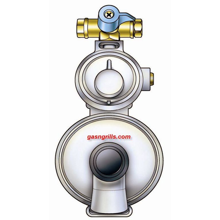 Low Pressure Two Stage Regulator with Vent & Manual Changeover