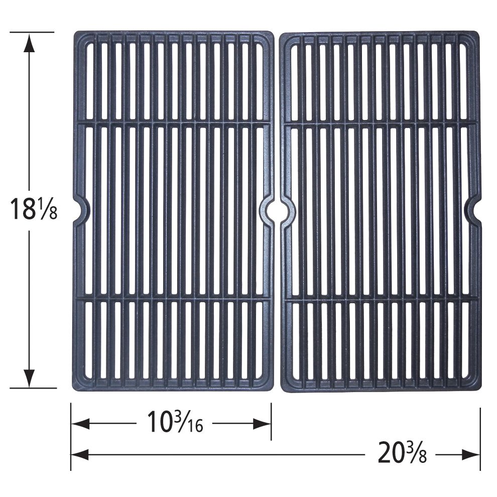 Outdoor Gourmet Gloss Cast Iron Cooking Grid65992