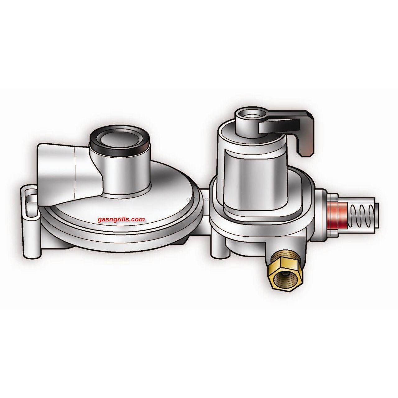 Low Pressure Automatic Changeover Regulator with Vent